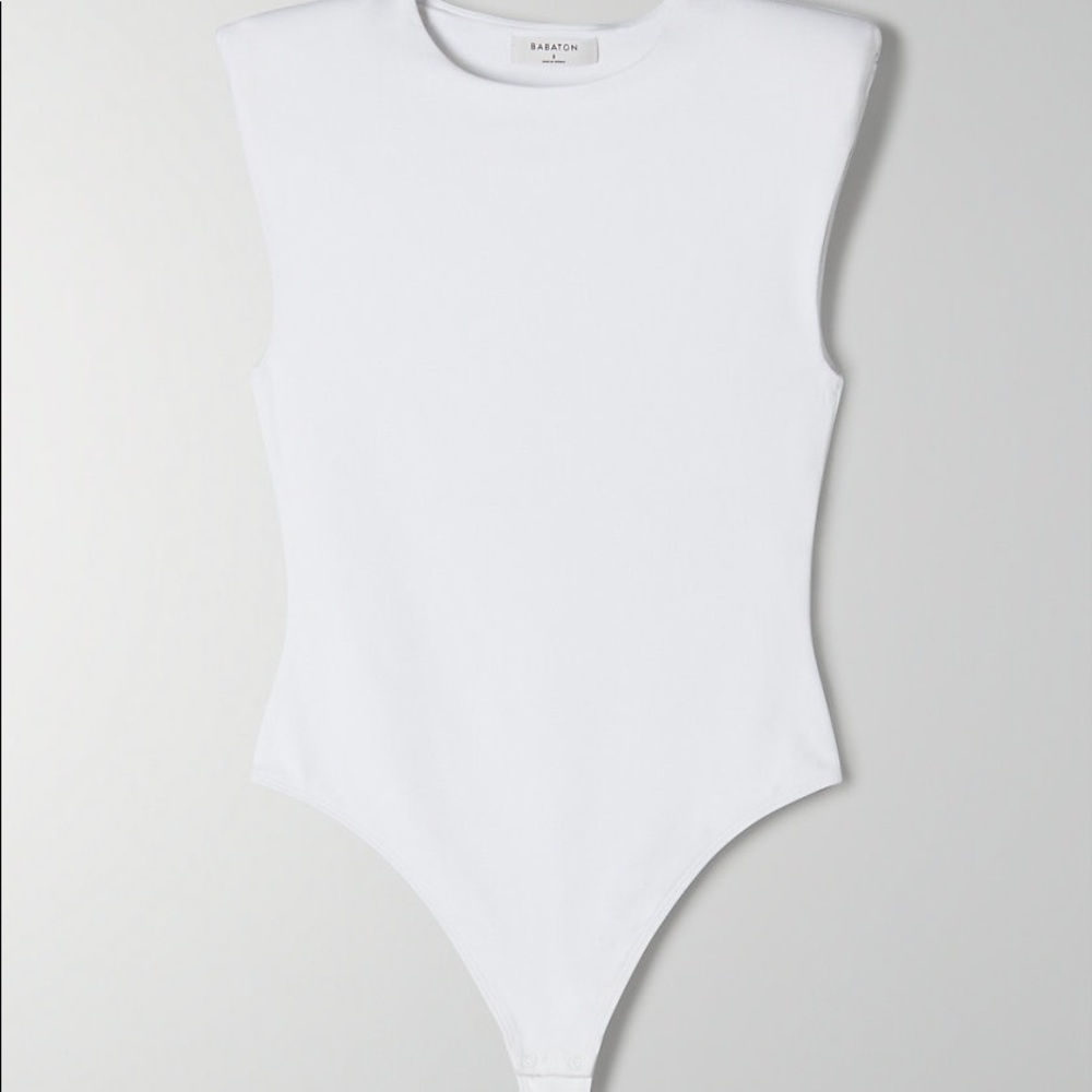 Aritzia Babaton Contour Shoulder Pad Bodysuit